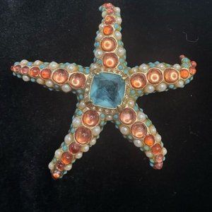 Vintage Kenneth Jay Lane Starfish Brooch